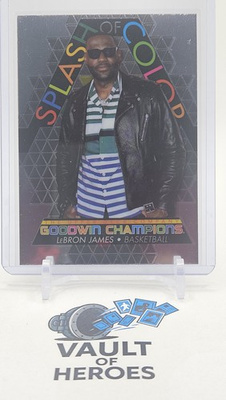 #ad LeBron James 2022 Upper Deck Goodwin Champions Splash of Color #SCP33 $0.99