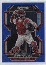 2022 Panini Prizm Draft Picks Blue Wave Jimmy Crooks III #PDP127 1u6