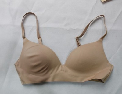 Third Love Women's Zero Edge Wireless Push-Up Bra BL1 Taupe Size 32A NWT