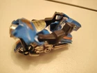 Vintage 1984 Bandai Tonka GoBots Night Ranger MR-37 Blue Motorcycle