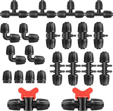 22 St&uuml;ck Bew&auml;sserungsarmaturen Kit Mit Absperrschieber Ventile 1/2'' Bis 1/4'' T