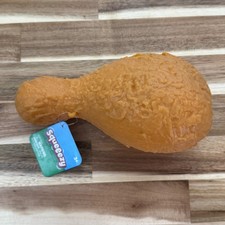 Sunny Days Squeeezy Fried Chicken Leg Squishy Jumbo Stress Ball Fidget Toy NWT