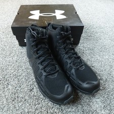 NEW Under Armour Boots Mens 10 Black Micro G Strikefast Tactical Combat 3025575