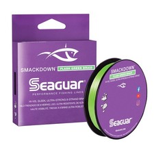 Seaguar Smackdown Hi-Vis Flash Green 8-Strand Braid - Thinner Diameter, Strong