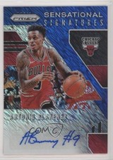2019-20 Prizm Sensational Signatures FOTL Blue Shimmer Antonio Blakeney Auto ow1