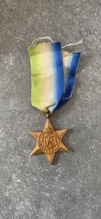 WW2 British Atlantic 1939 45 Star Medal WWII Original Second World War Medal 377