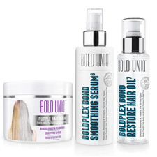 Purple Hair Mask, Boldplex 6 Hair Serum  Boldplex 7 Hair Oil Bundle - Remove Br