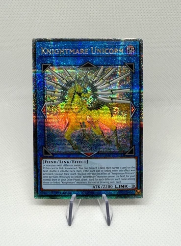 Knightmare Unicorn RA01-EN043 Quarter Century Secret Rare 1st Ed NM YuGiOh
