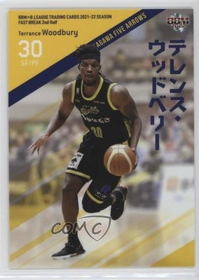 2021-22 BBM B-League Japan Fast Break Terrance Woodbury #179 f9a