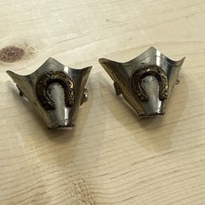 Vintage Metal Boot Tips for Cowboy Boots From the 1960s