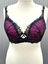BNWT - Ann Summers The Sweet Seduction Plunge Bra (Pink/Black)
