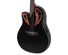 Ovation Celebrity Elite CE44L-5 Left Handed A/E Guitar - Black - Open Box