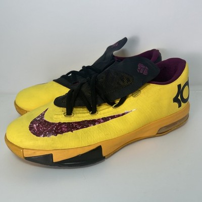 Nike KD Peanut Butter Jelly Kids Sz 7Y, Women s Sz 8.5 Yellow/Purple 599477-801