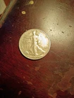 1942 Walking Liberty Half Dollar, 90% Silver, Uncirculated