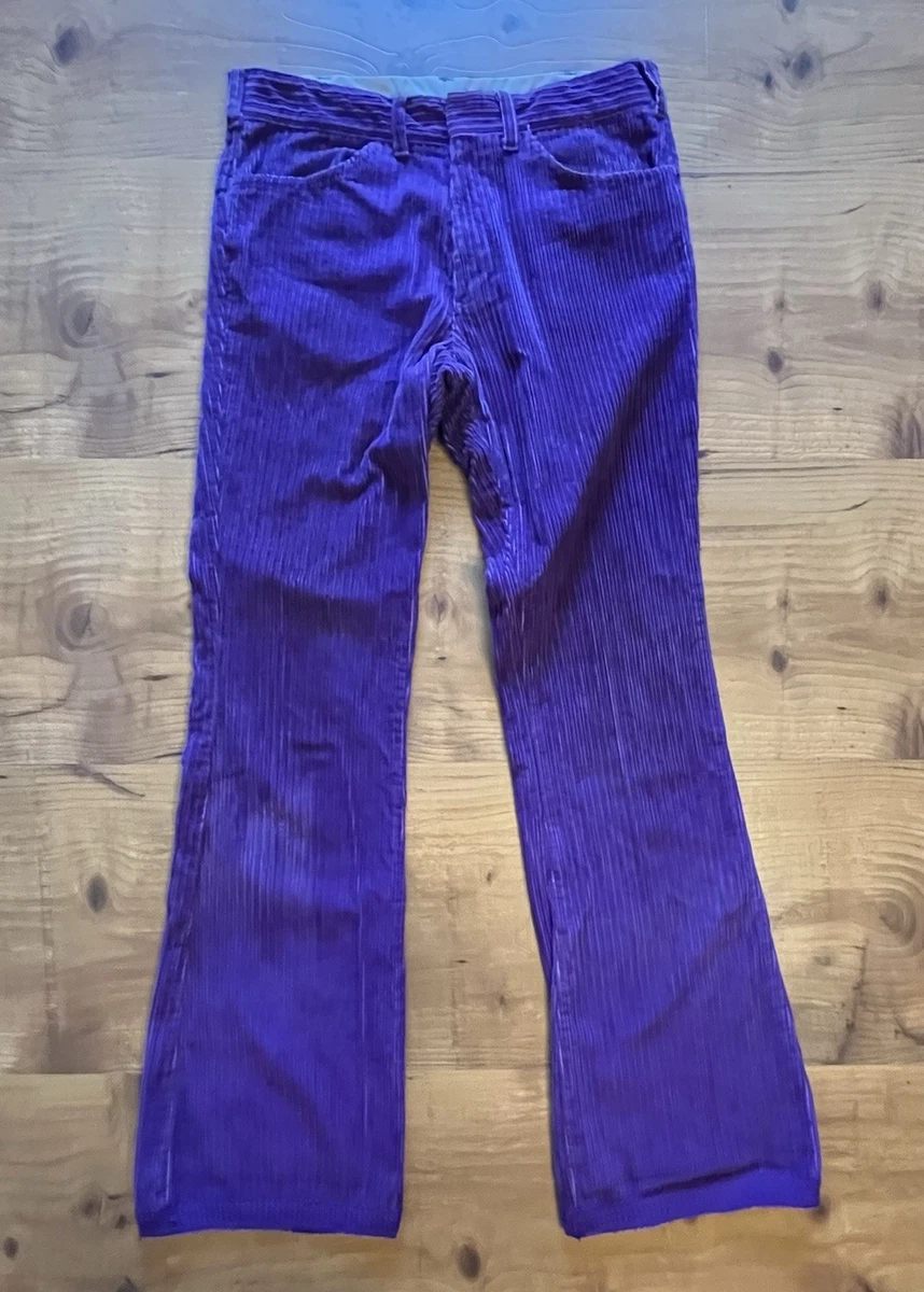 Corduroy Purple Pants for Men for sale | eBay