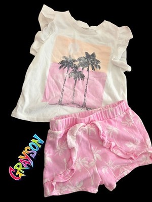 *0913 Grayson wpc tropical outfit Girls 3T toddlers