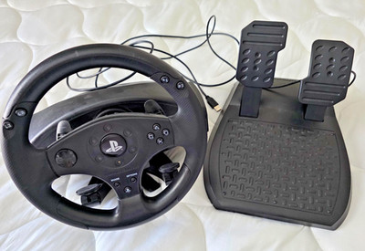 Thrustmaster T80 PlayStation PS3 PS4 Racing Steering Wheel & Pedals Wired Black