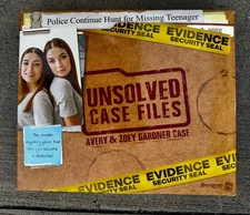 Unsolved Case Files – Avery Gardner Mystery Game by Pressman (Damage Box)