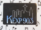Music STICKER, Radio Station 90.3 FM ~ KEXP: Seattle, WA - City Skyline & Needle