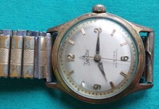 Schöne ältere ZantRa 17 Rubin Damen Uhr Metalband  Nachlass-Sammlungsauflösung