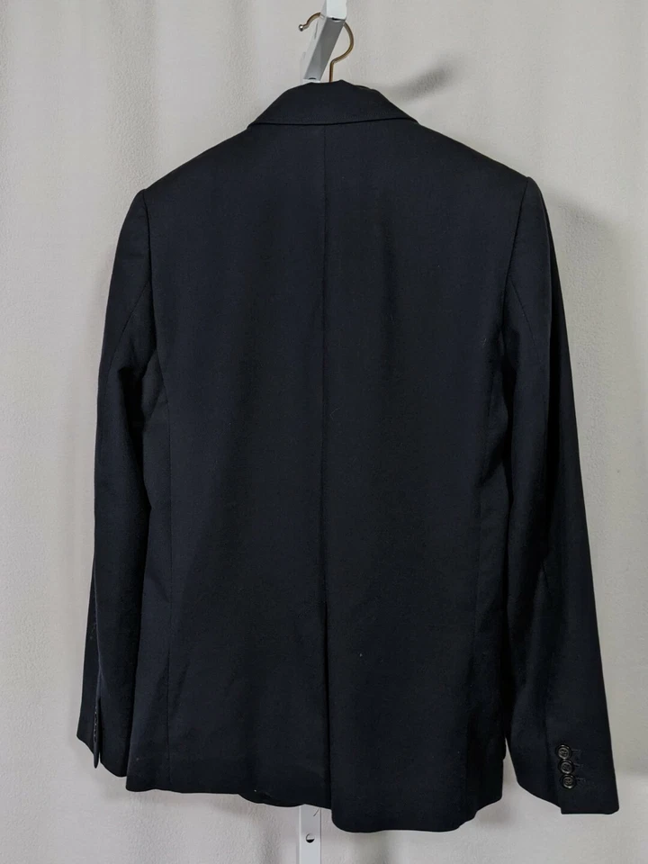 APC Durable Wool Dark Blue 3 Button Blazer Jacket Small - Image 2 of 4