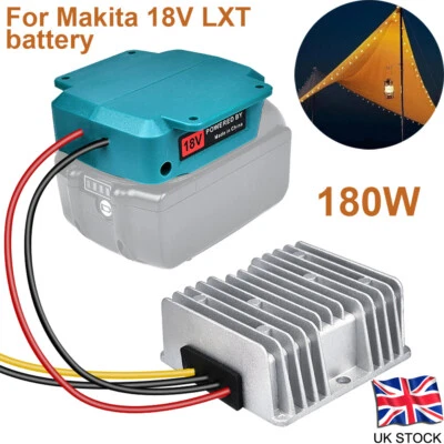 Converter For Makita DC 18V to 12V Step Down Voltage Battery Regulator 15A 180W