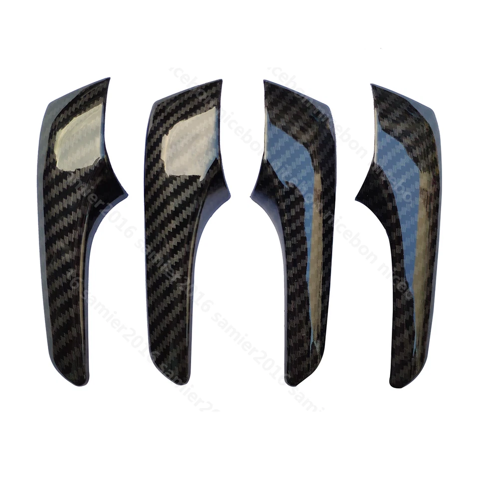 Carbon fiber color Inner Door Open Handle Cover Fit For Toyota Camry 2012-2017 - image 4 of 4
