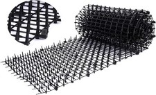 Black Cat Scat Mat 6.5Ft Spike Device To Keep Cats And Dogs Away From Plants