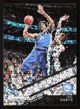 2018-19 Panini Prizm Fast Break Joel Embiid Go Hard or Go Home Disco #6