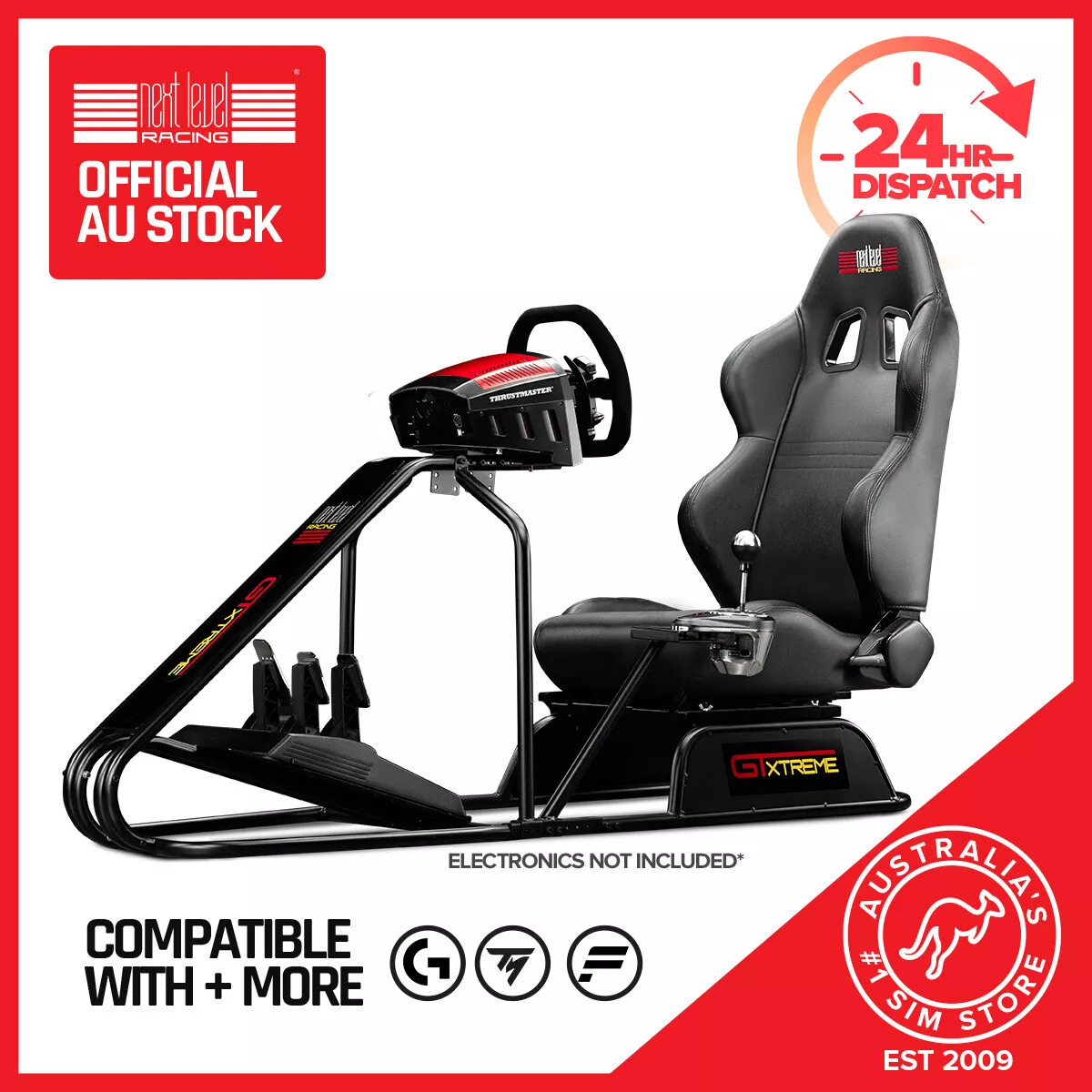 Racing Simulator Cockpit GTXTREME Wheel Stand for Logitech G27/G29/G920/PS3/ PS4