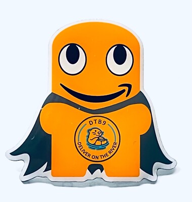 AMAZON DTB9 HAVERHILL, MA DELIVER ON THE RIVER CAPED SUPERHERO PECCY PIN