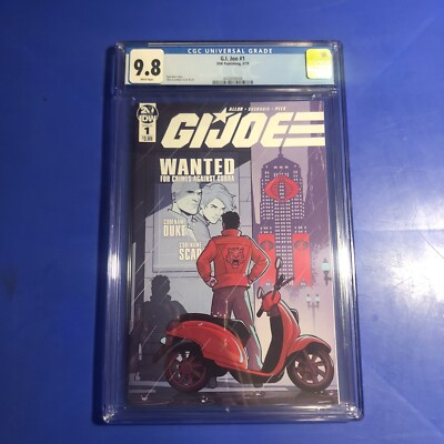 G.I. Joe #1 CGC 9.8 MAIN COVER A 1ST PRINT Snake Eyes APPEARANCE IDW COMIC 2019