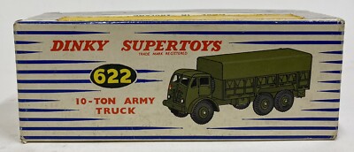 ミニカー DinkySupertoys 10tonArmyTruck622 Vintage Dinky Supertoys No. 622 10 Ton Army Truck With Original