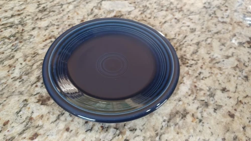 Fiestaware Cobalt Blue Salad Plate 7" Retired Color Homer Laughlin