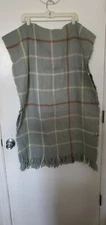Scarf, A New Day, Beautiful Gray Plaid 24x72
