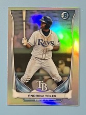 2014 Bowman Chrome Mini Refractor Andrew Toles #BM-TBR3 Tampa Bay Ray