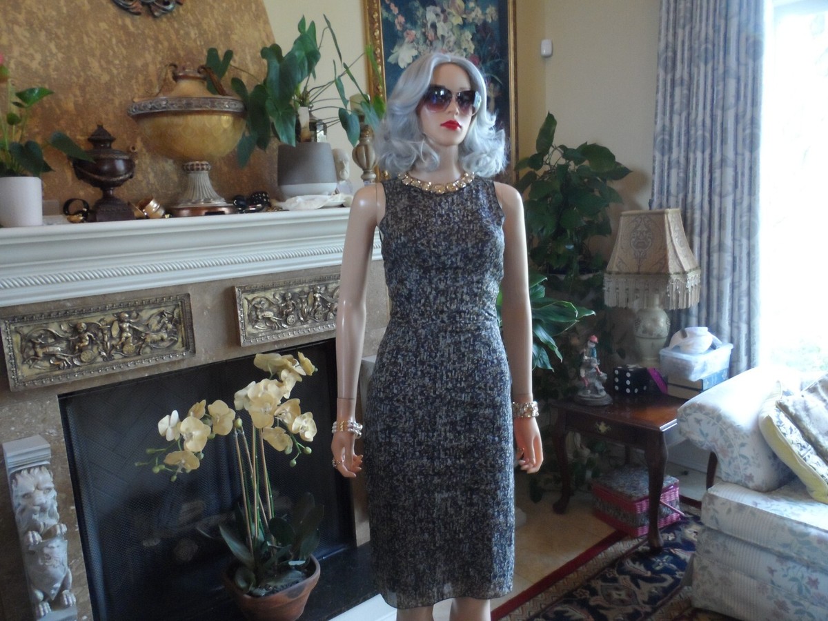dolce and gabbana black sequin dress Dolce & Gabbana Black Floral Sequin Sheath Dress – AmeOro main image 0
