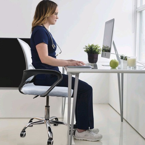 Ergonomic Office Chair Mesh Computer Desk Chairs Adjustable High Back Swivel - Picture 3 of 30