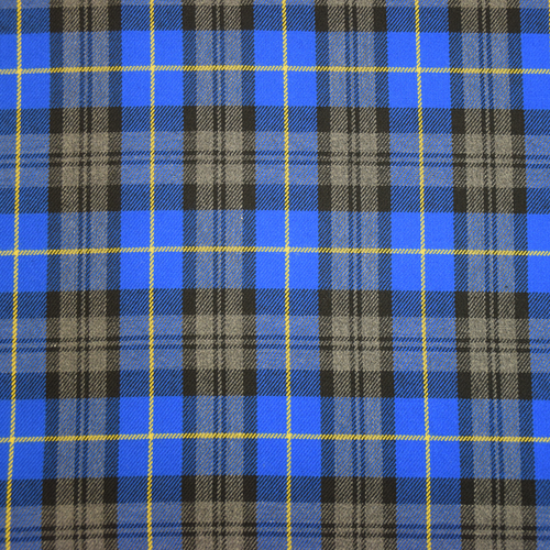 CAMISA DE VESTIR DE TELA POLIVISCOSA A CUADROS TARTÁN AZUL POLIVISCOSA MODA NAVIDAD - Imagen 7 de 13