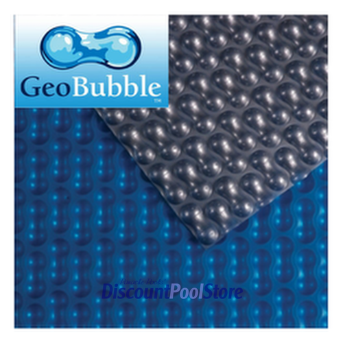 12ft x 24ft Silver / Blue 600 GeoBubble Swimming Pool Solar Cover