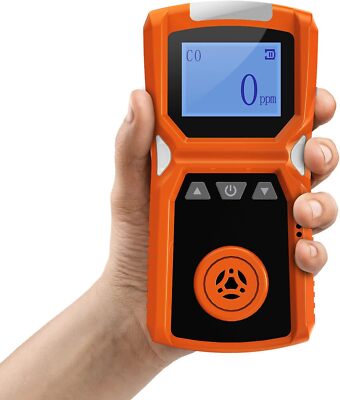 CHNADKS visueller akustischer tragbarer Kohlenmonoxid-Gasmelder mit LCD
