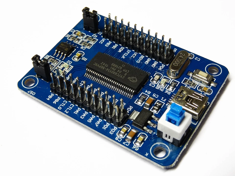 CY7C68013A EZ-USB FX2LP USB Microcontroller Peripheral Controller Logic Analyzer - Bild 2 von 3