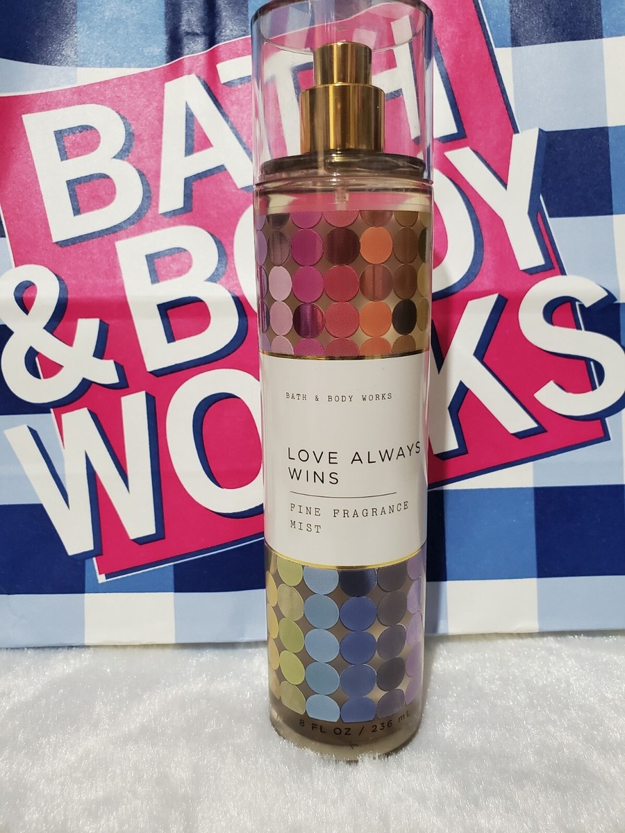 BATH & BODY WORKS LOVE ALWAYS WINS FRAGRANCE BODY MIST SPRAY