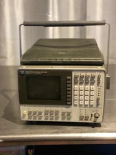 HP 3561A NASA Dynamic Signal Analyzer,  Works Powers up, CRT has Error Code