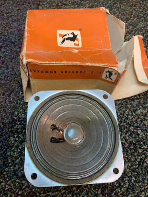 E.F. Johnson Company 4'' Speaker with Mount N.O.S. in original box
