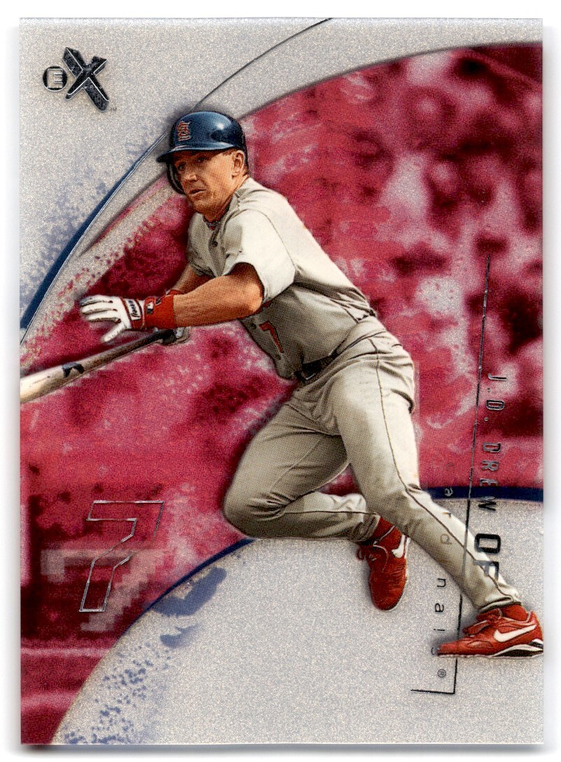2002 Fleer E-X J.D. Drew St. Louis Cardinals #92