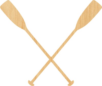 Boat Oars Laser Cut Out Wood Shape Craft Supply - Woodcraft Cutout