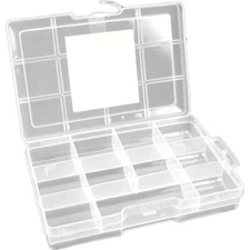 PLASTIC BEAD BOX STORAGE CONTAINER 11 COMPARTMENTS
