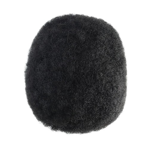 Toupee for Men Human Hair System Full French Lace Black Hair Replacement#1B 8X10 - Picture 11 of 14