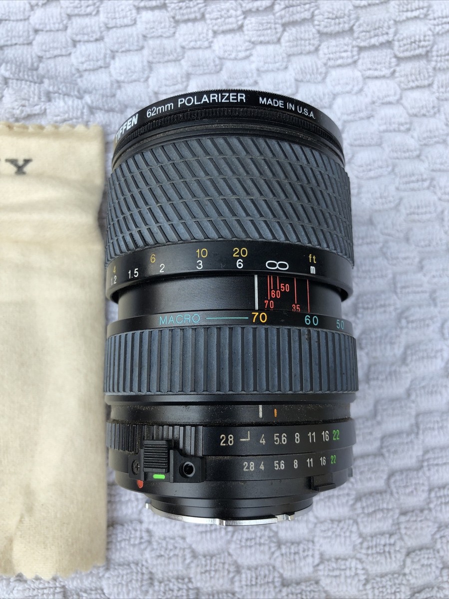 ♥︎◇美品 神レンズ♪ ◇Tokina 28-70mm F2.8 Sony Tokina 28-70mm 1:2.8 -4.3 Lens Japan Sony/Minolta w/ Ridden 62mm